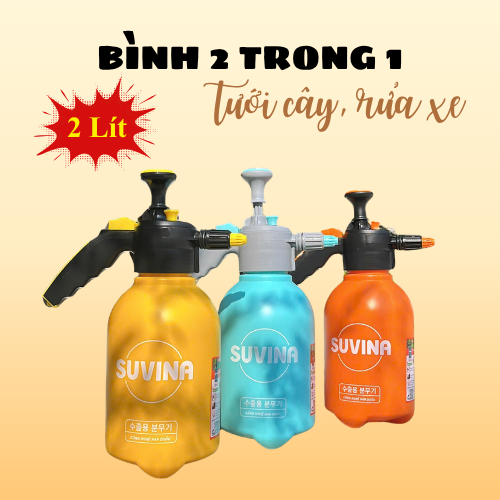 Bình Xịt Tưới Cây SUVINA Đa Năng – Tưới Cây, Rửa Xe, Xịt Vệ Sinh Hiệu Quả