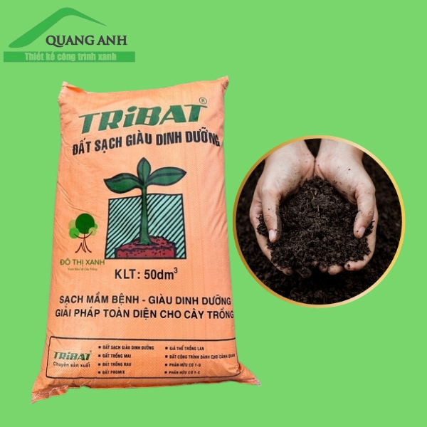 Đất sạch trồng cây Tribat 